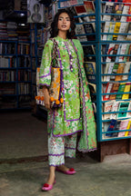 Unstitched Printed 3 Piece Lawn Suit