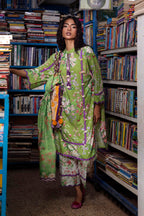 Unstitched Printed 3 Piece Lawn Suit