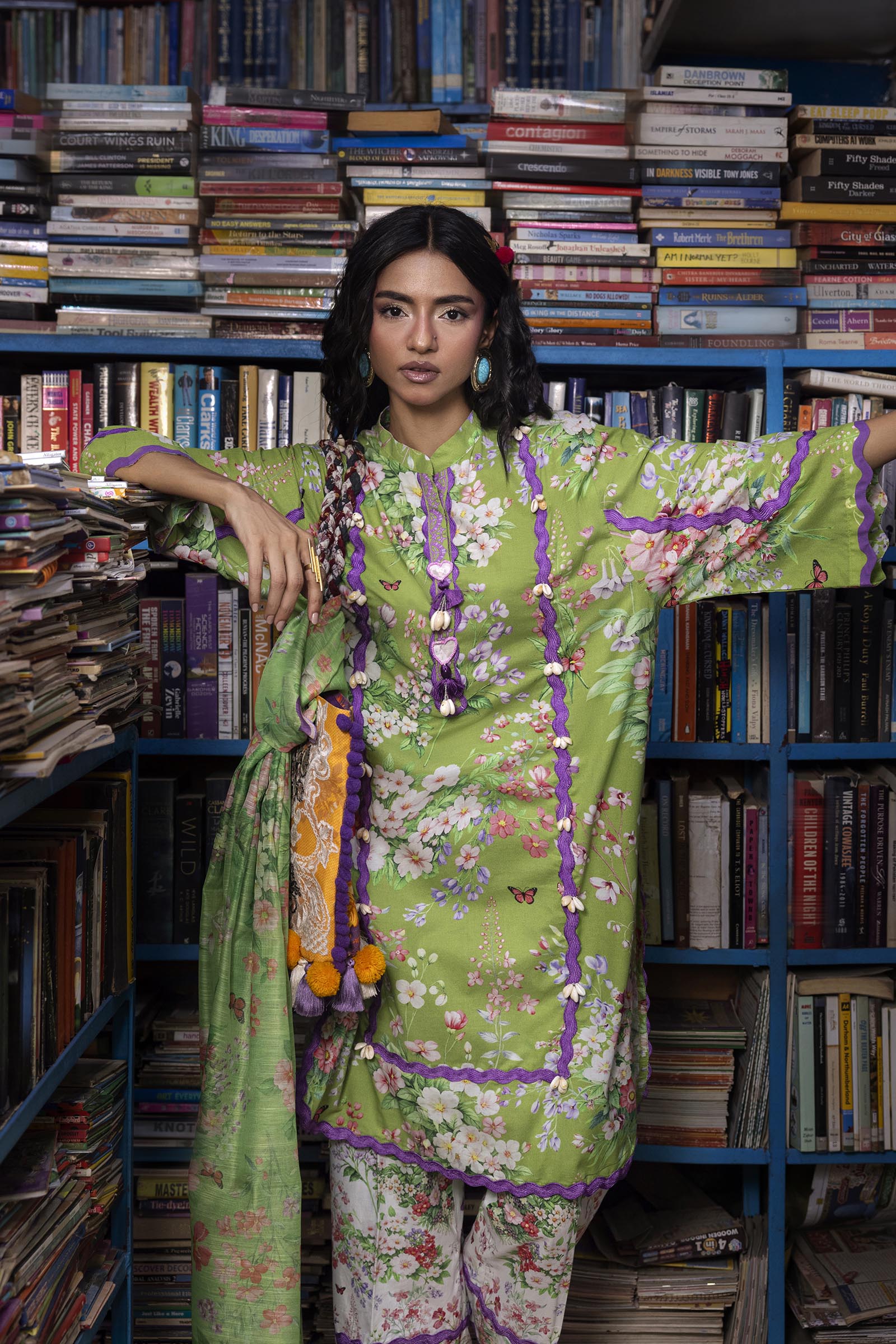 Unstitched Printed 3 Piece Lawn Suit