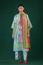 Unstitched Printed 3 Piece Lawn Suit