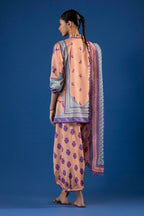 Unstitched Printed 3 Piece Lawn Suit