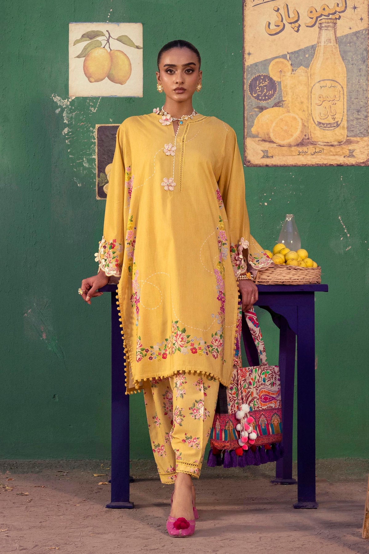 Unstitched Printed 2 Piece Lawn Suit Main image