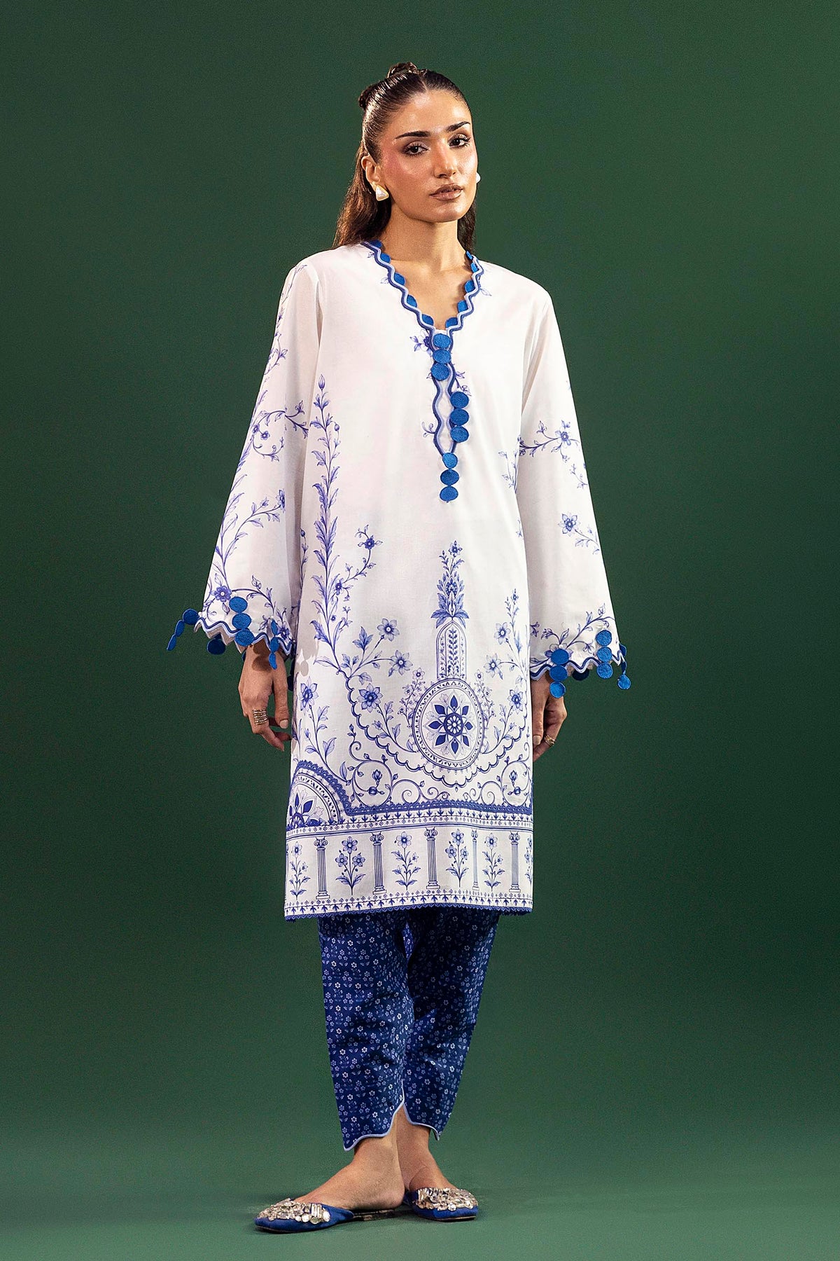Unstitched Printed 2 Piece Lawn Suit
