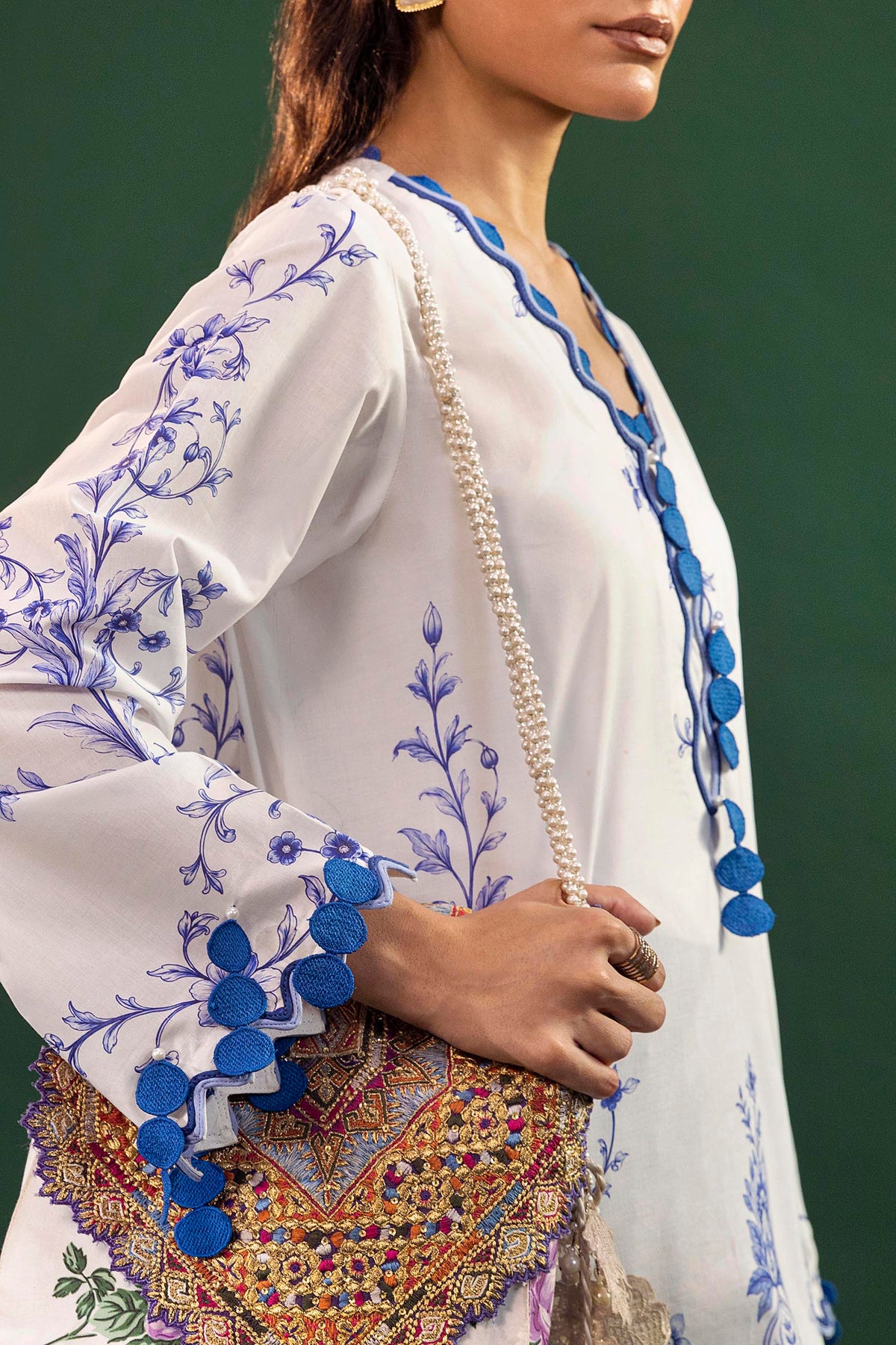 Unstitched Printed 2 Piece Lawn Suit