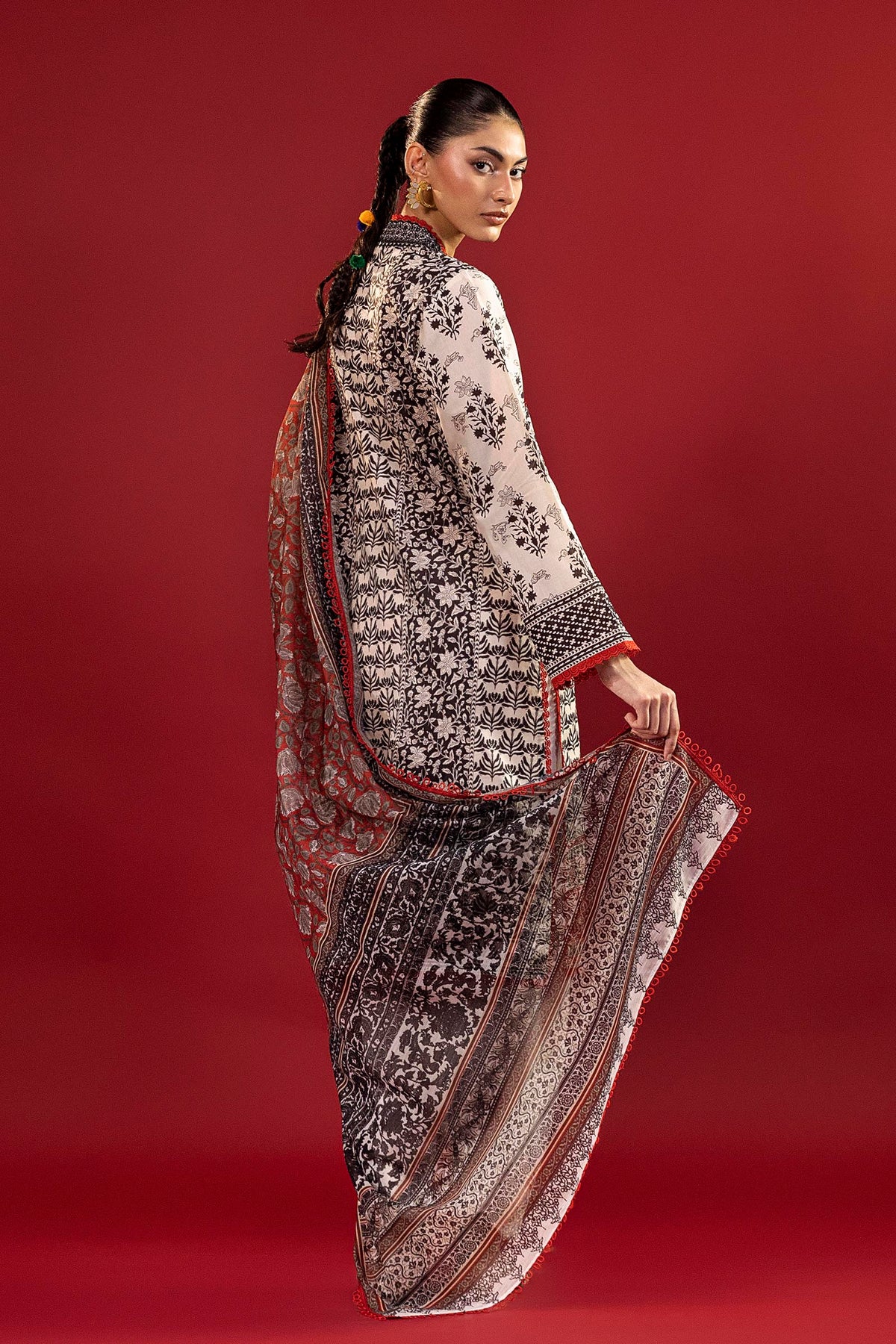 Unstitched Printed 2 Piece Lawn Suit