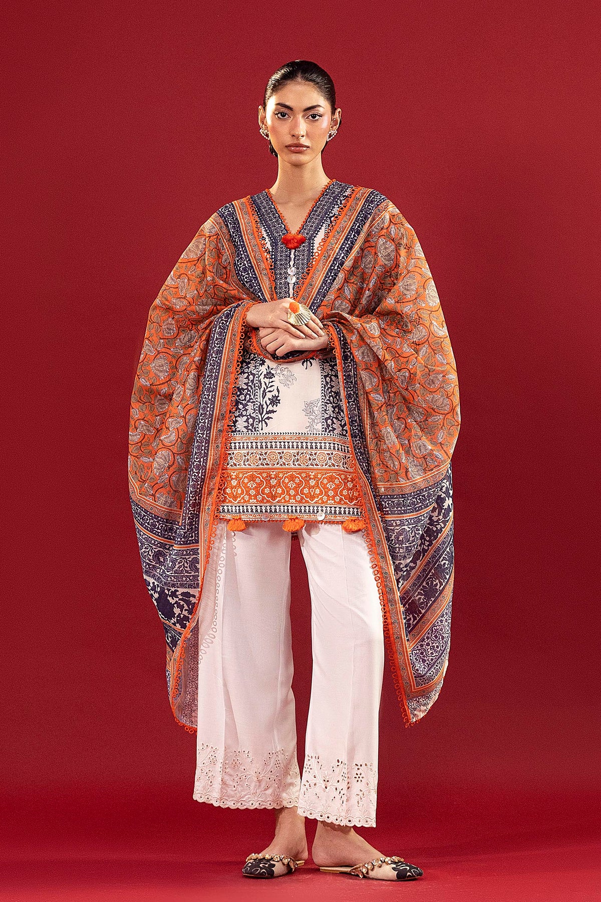 Unstitched Printed 2 Piece Lawn Suit