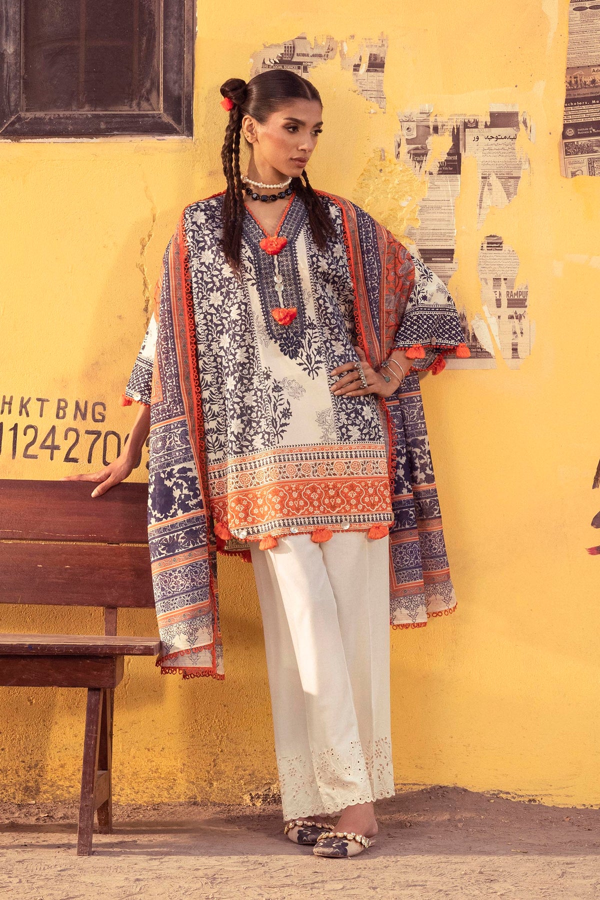 Unstitched Printed 2 Piece Lawn Suit