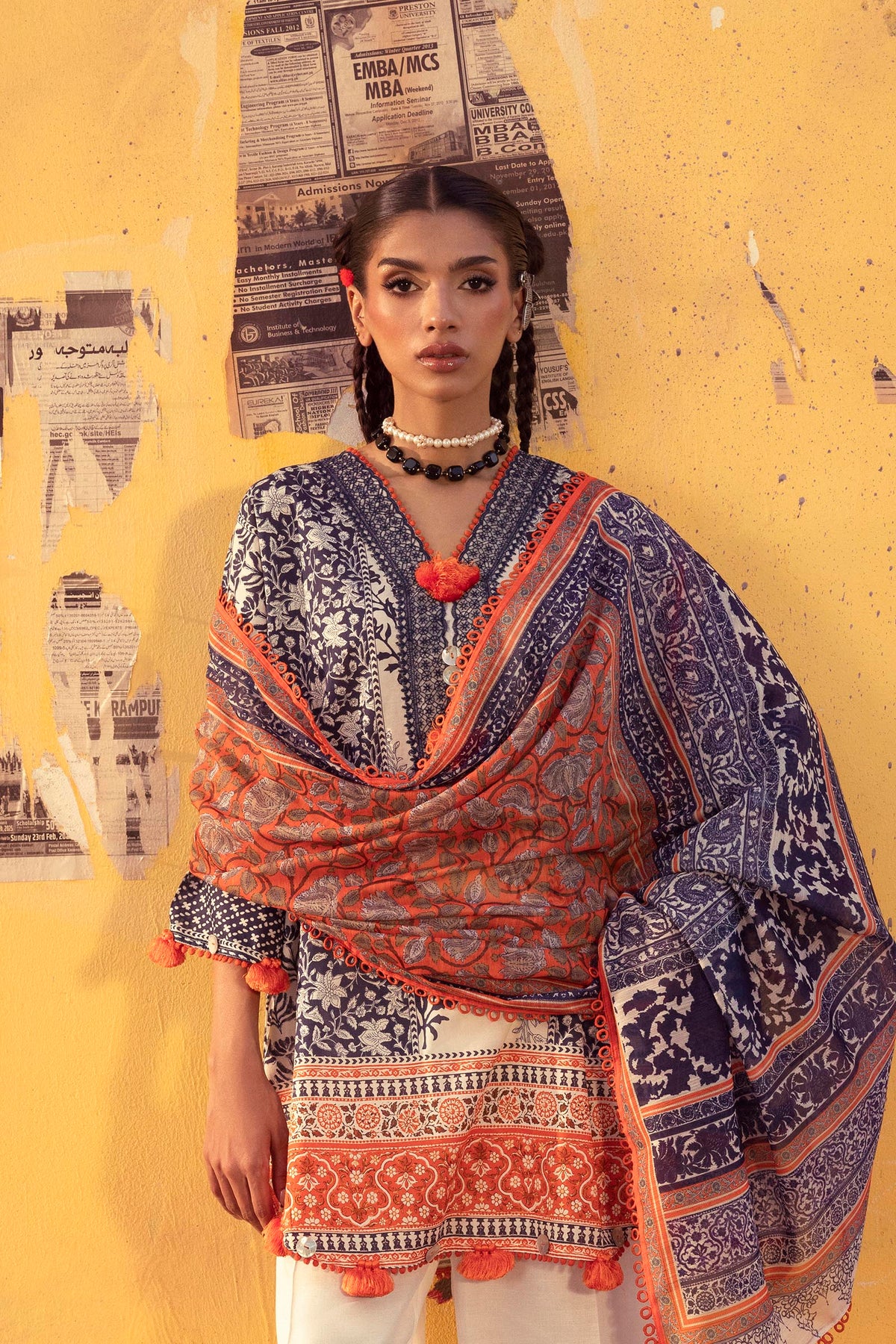 Unstitched Printed 2 Piece Lawn Suit