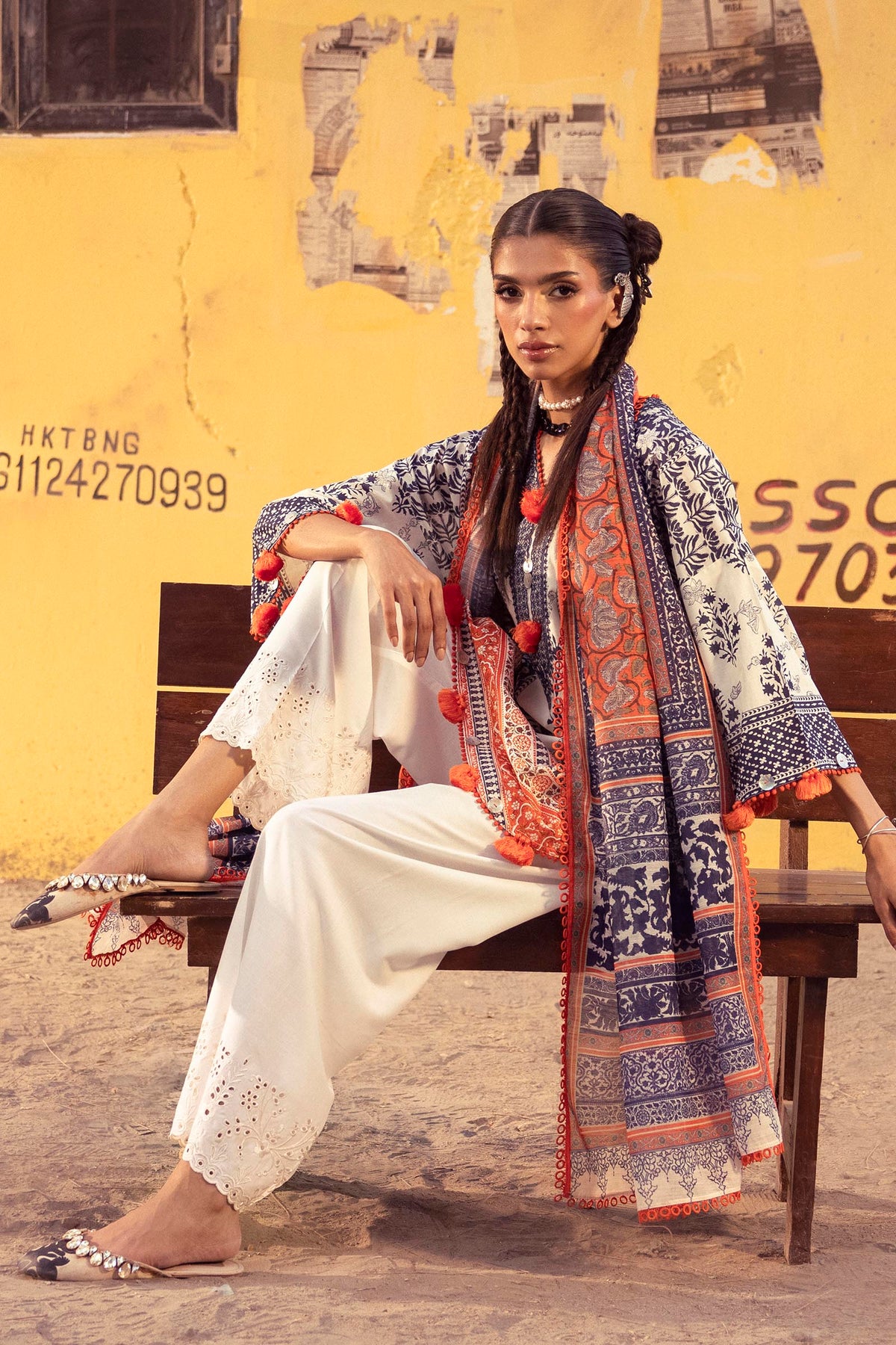 Unstitched Printed 2 Piece Lawn Suit