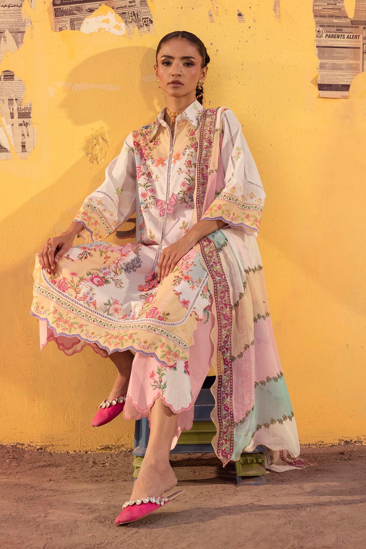 Unstitched Printed 3 Piece Lawn Suit