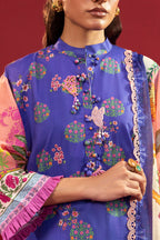 Unstitched Printed 3 Piece Lawn Suit
