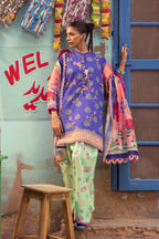Unstitched Printed 3 Piece Lawn Suit