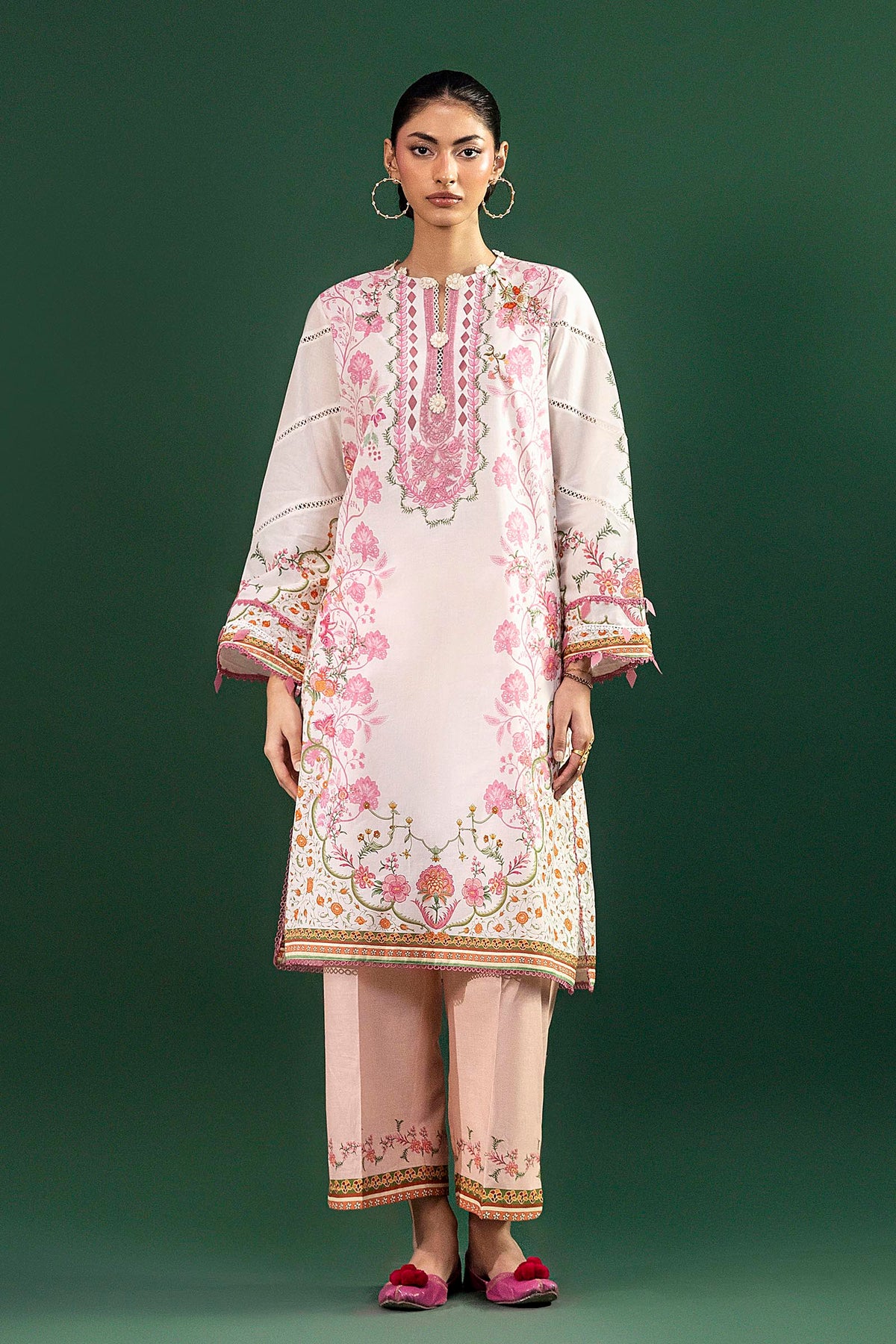 Unstitched Printed 2 Piece Lawn Suit