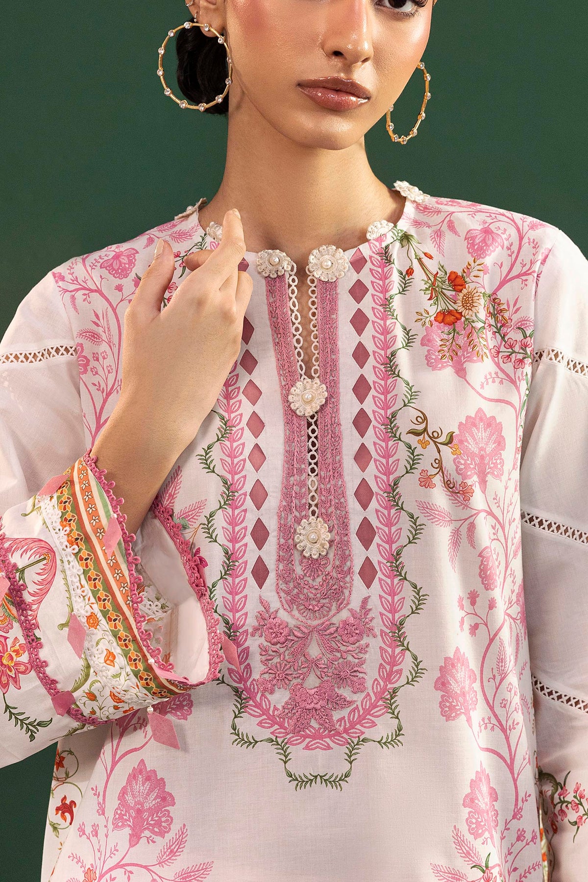 Unstitched Printed 2 Piece Lawn Suit