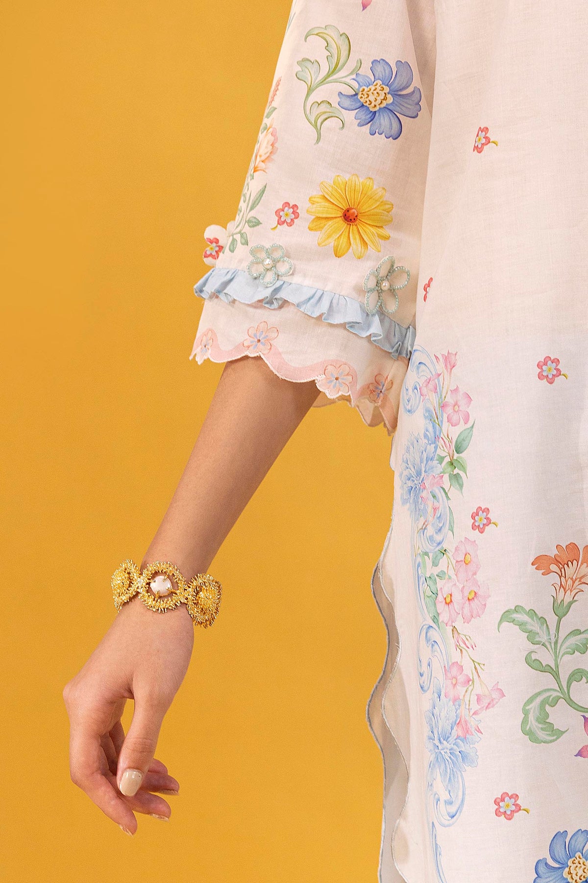 Unstitched Printed 2 Piece Lawn Suit