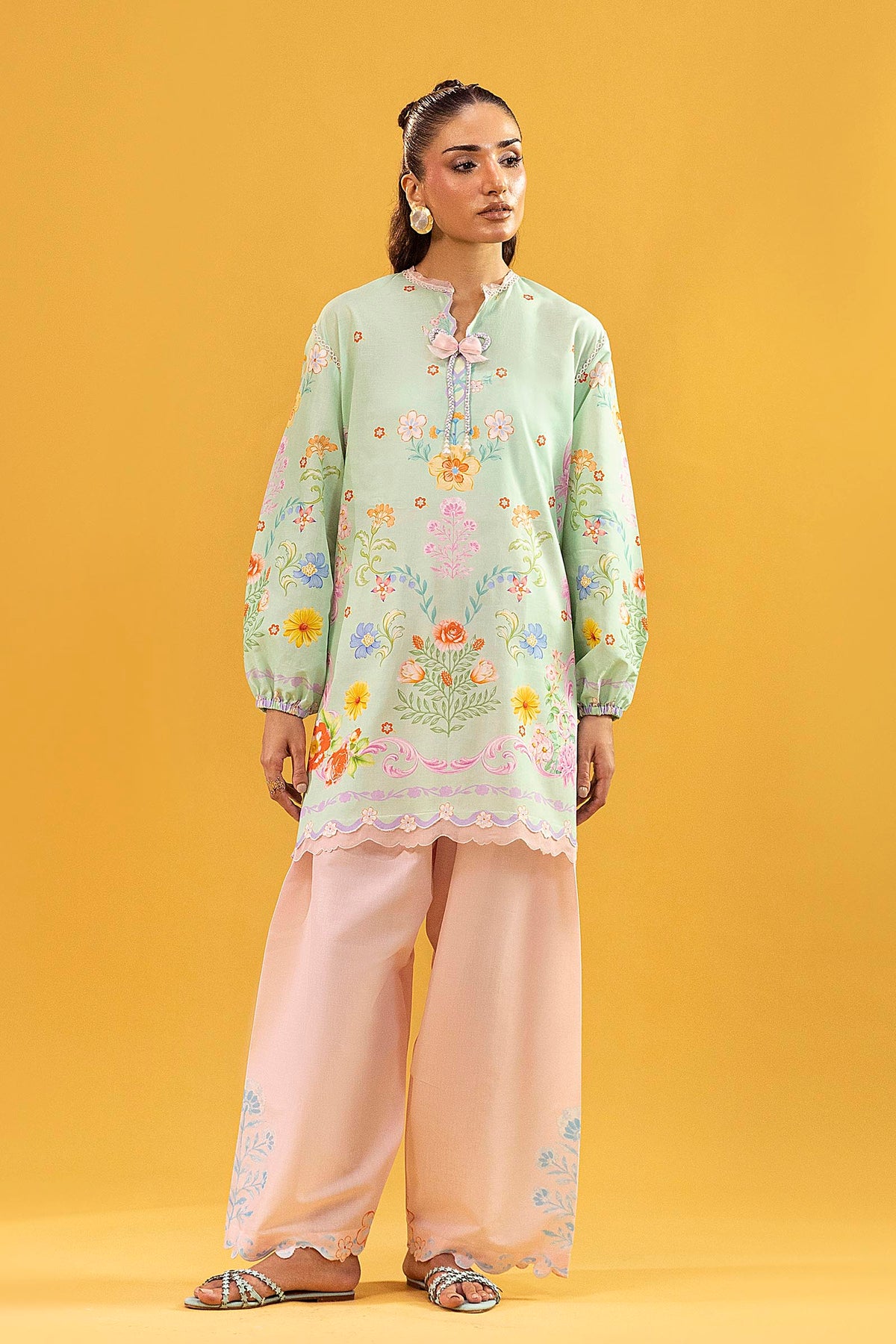 Unstitched Printed 2 Piece Lawn Suit