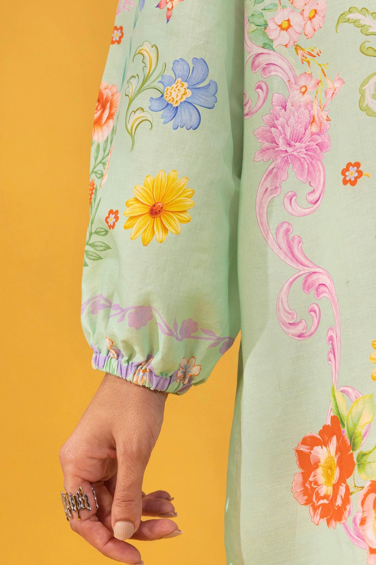 Unstitched Printed 2 Piece Lawn Suit