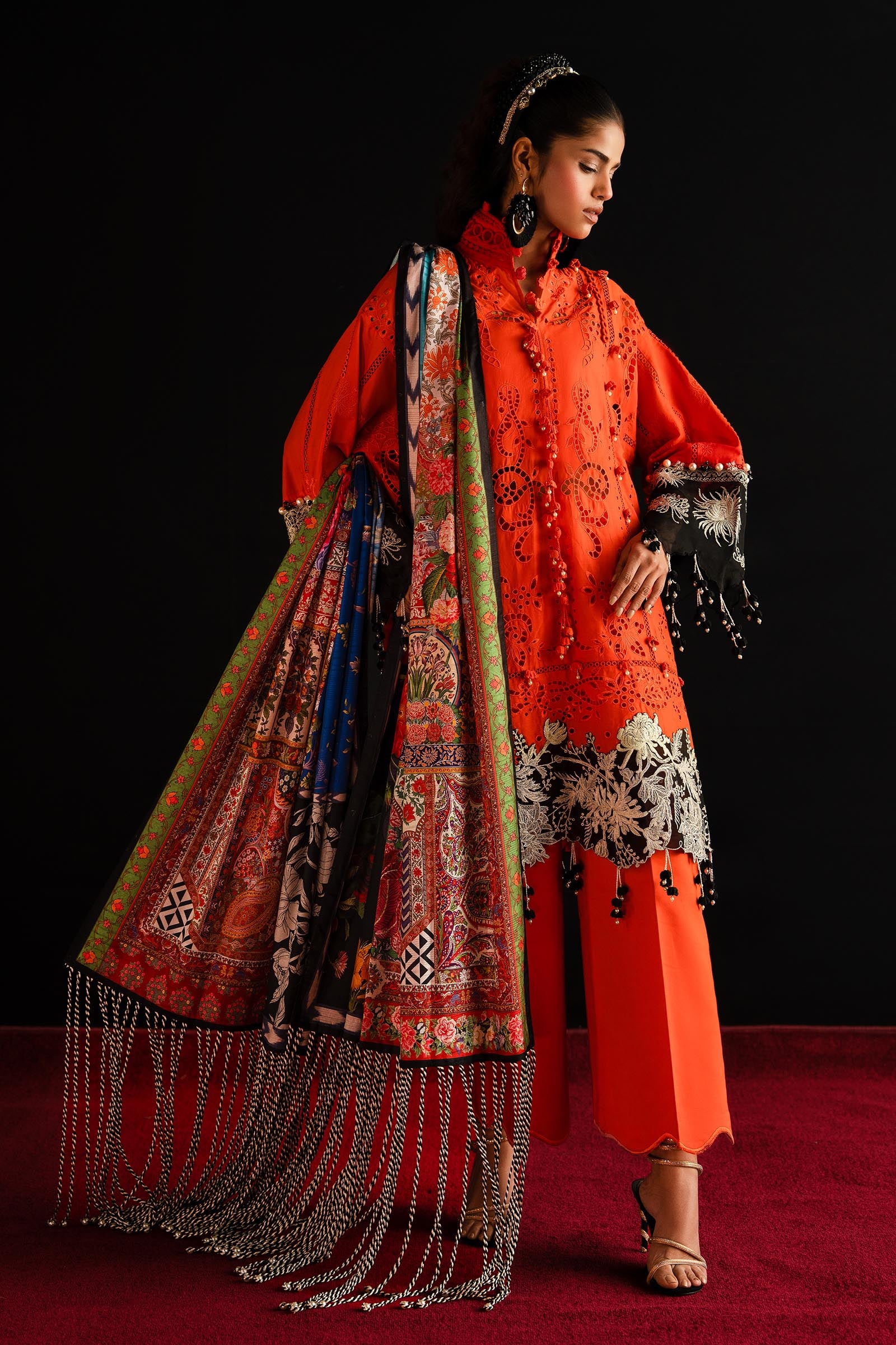 Unstitched 3 Piece Lawn Suit