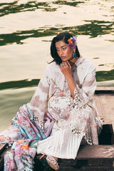 Unstitched Lawn 3 Piece Suit