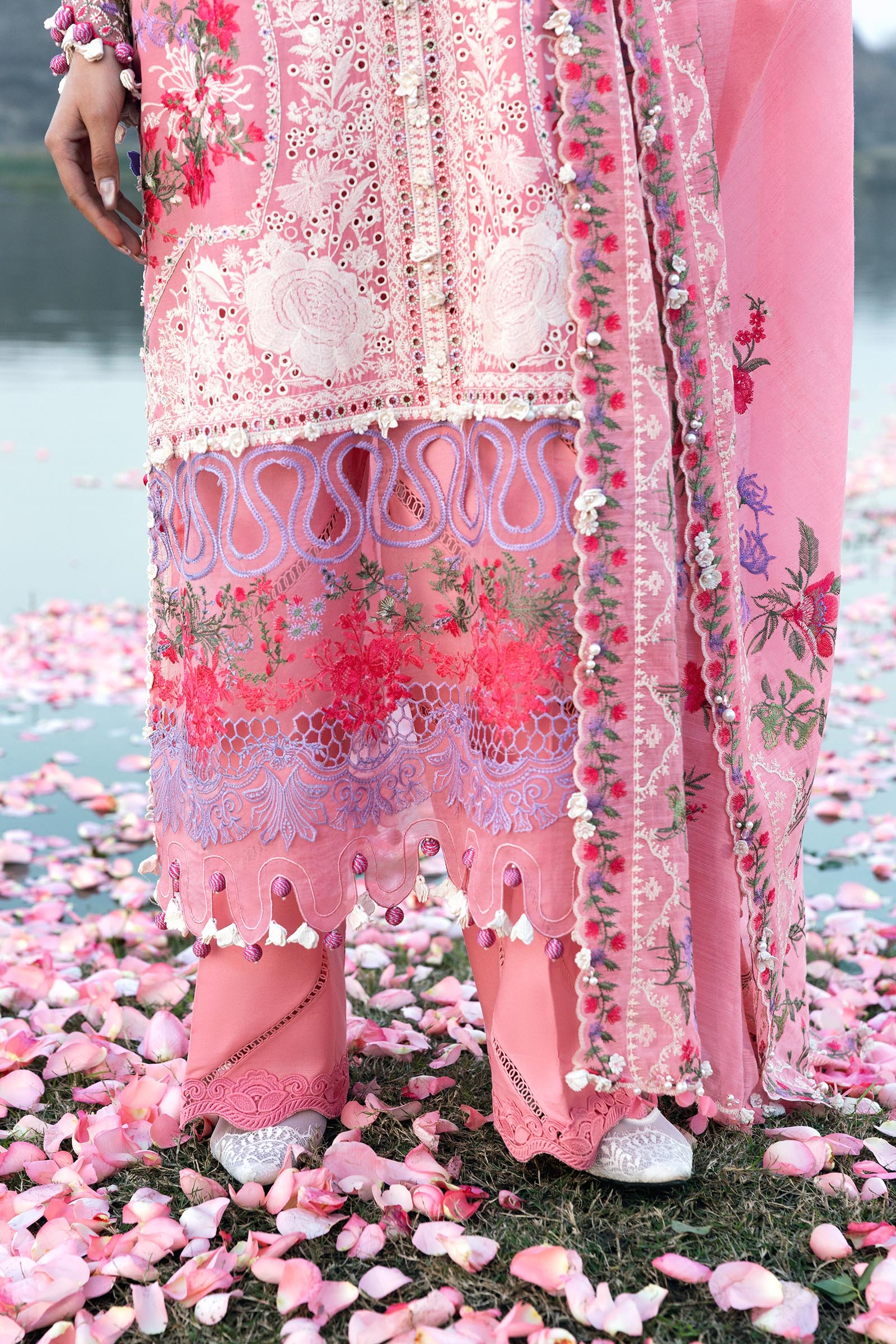 Unstitched Luxury Lawn Suit
