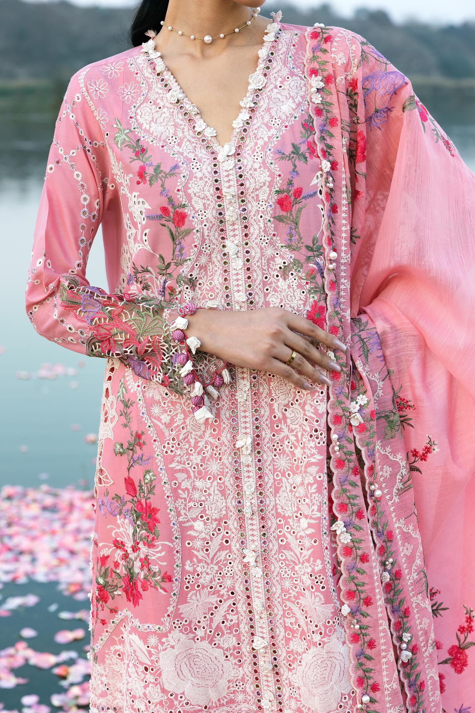 Unstitched Luxury Lawn Suit