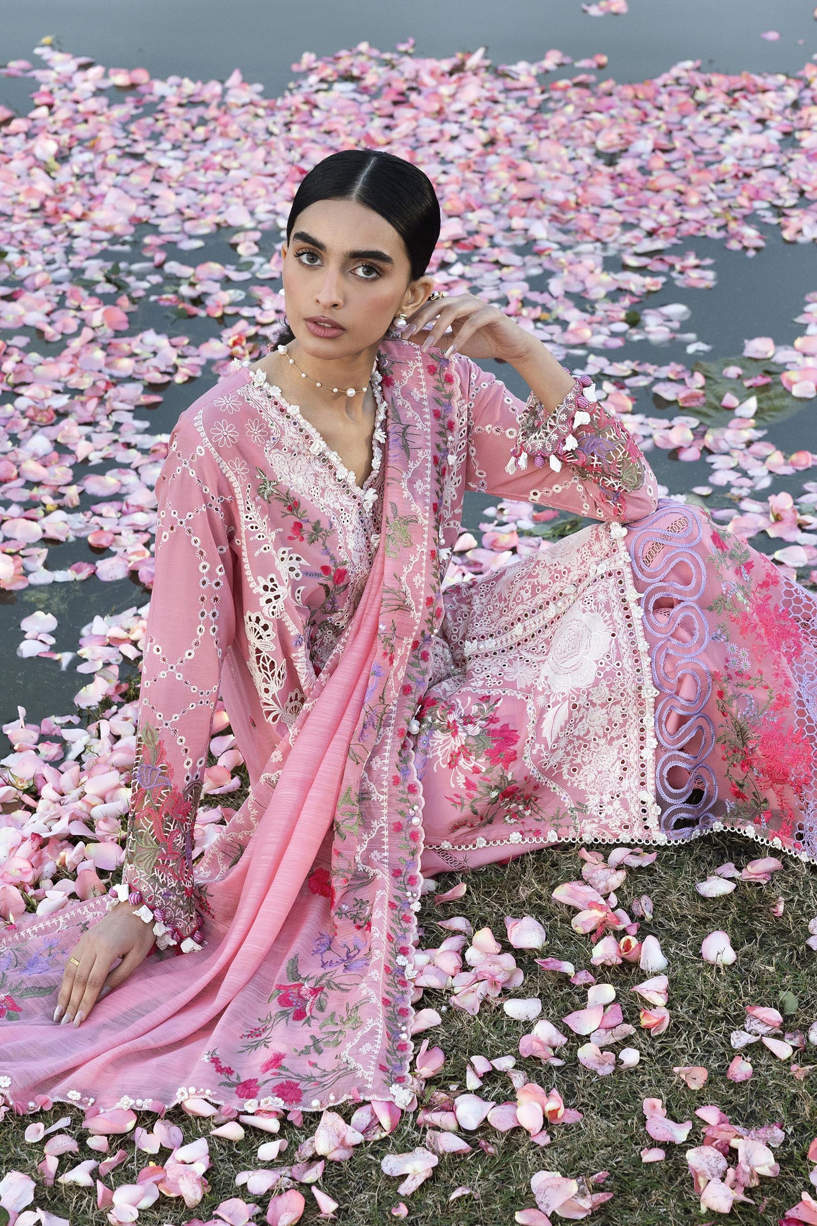 Unstitched Luxury Lawn Suit