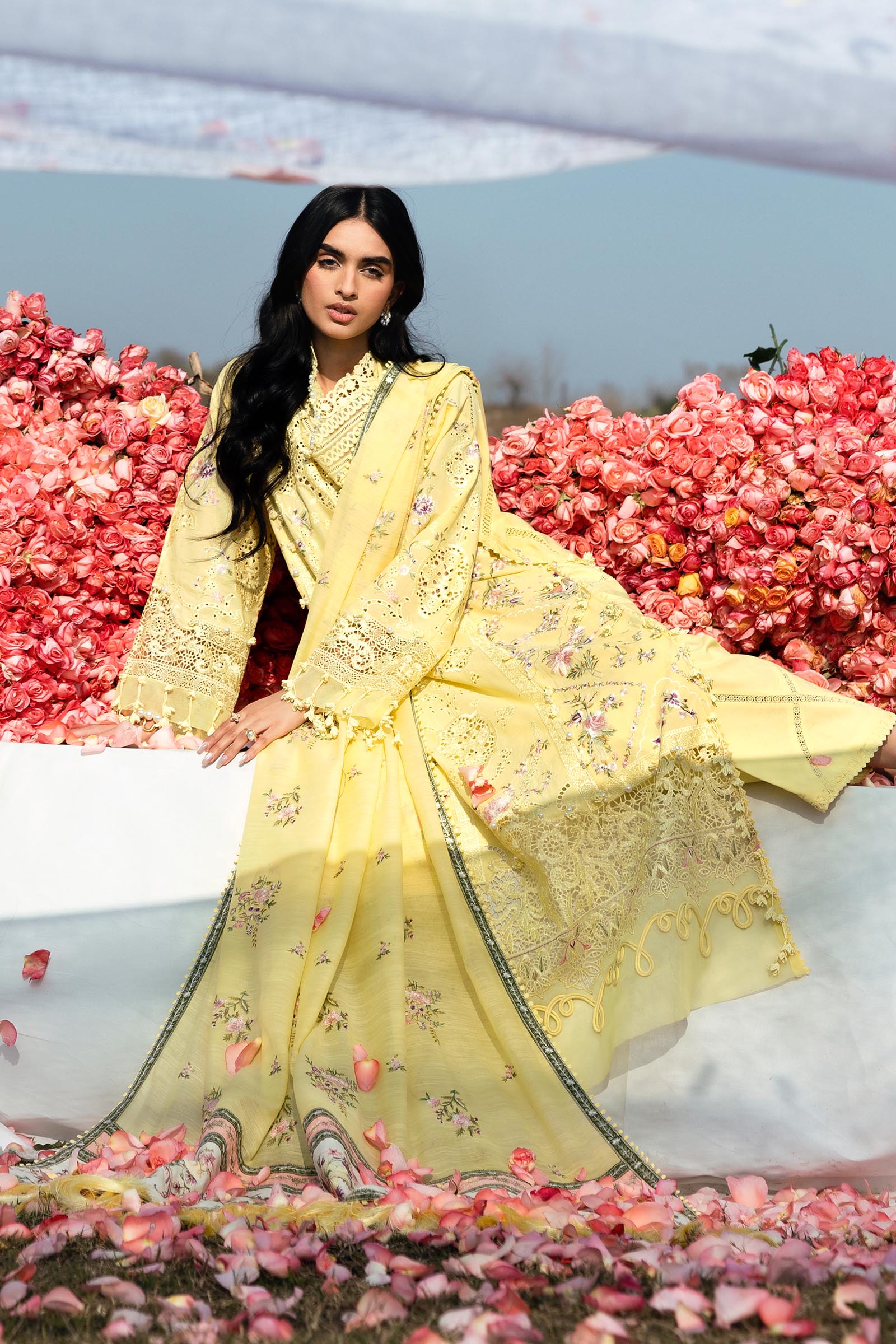 Unstitched Luxury Lawn Suit