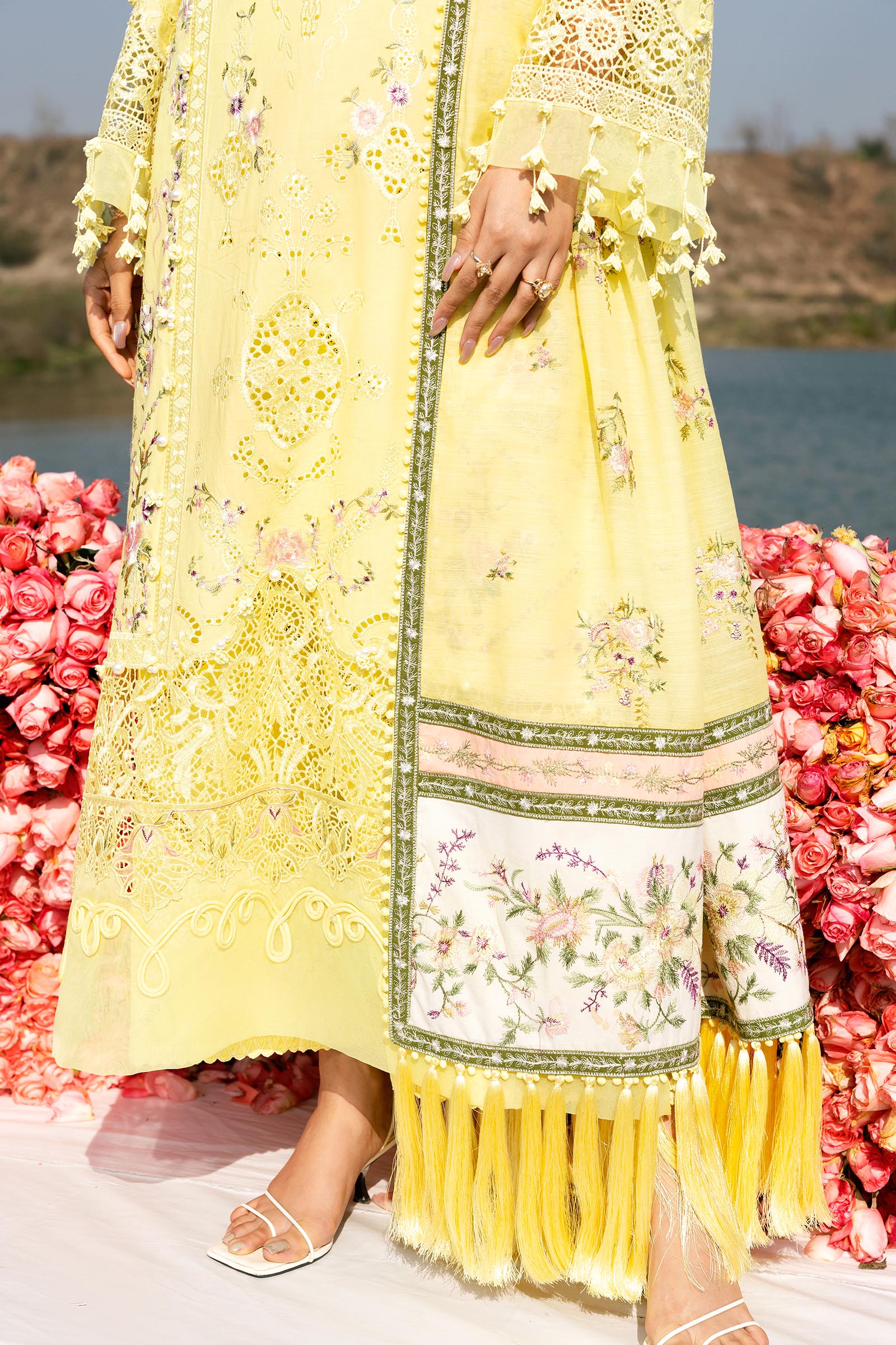 Unstitched Luxury Lawn Suit