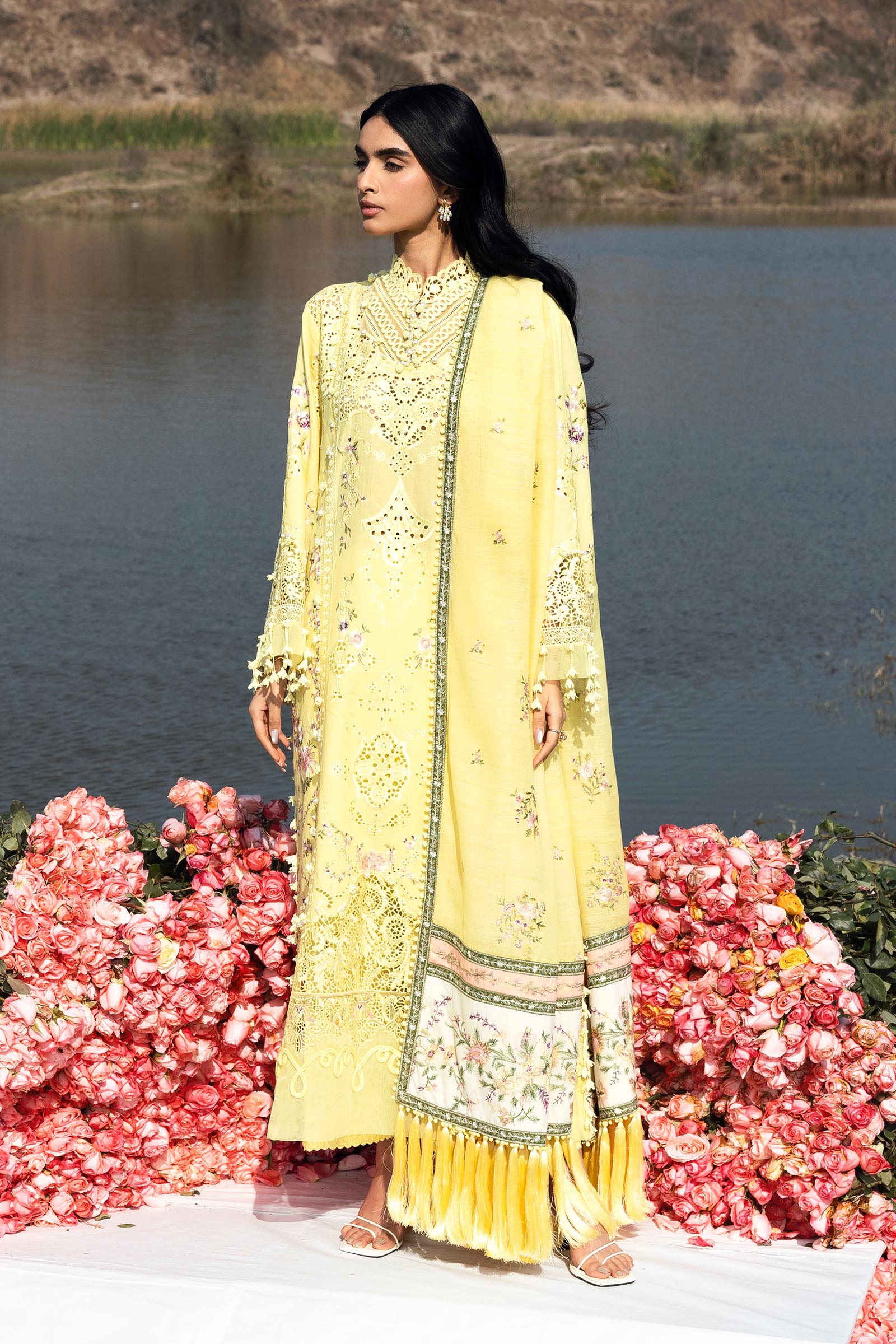 Unstitched Luxury Lawn Suit