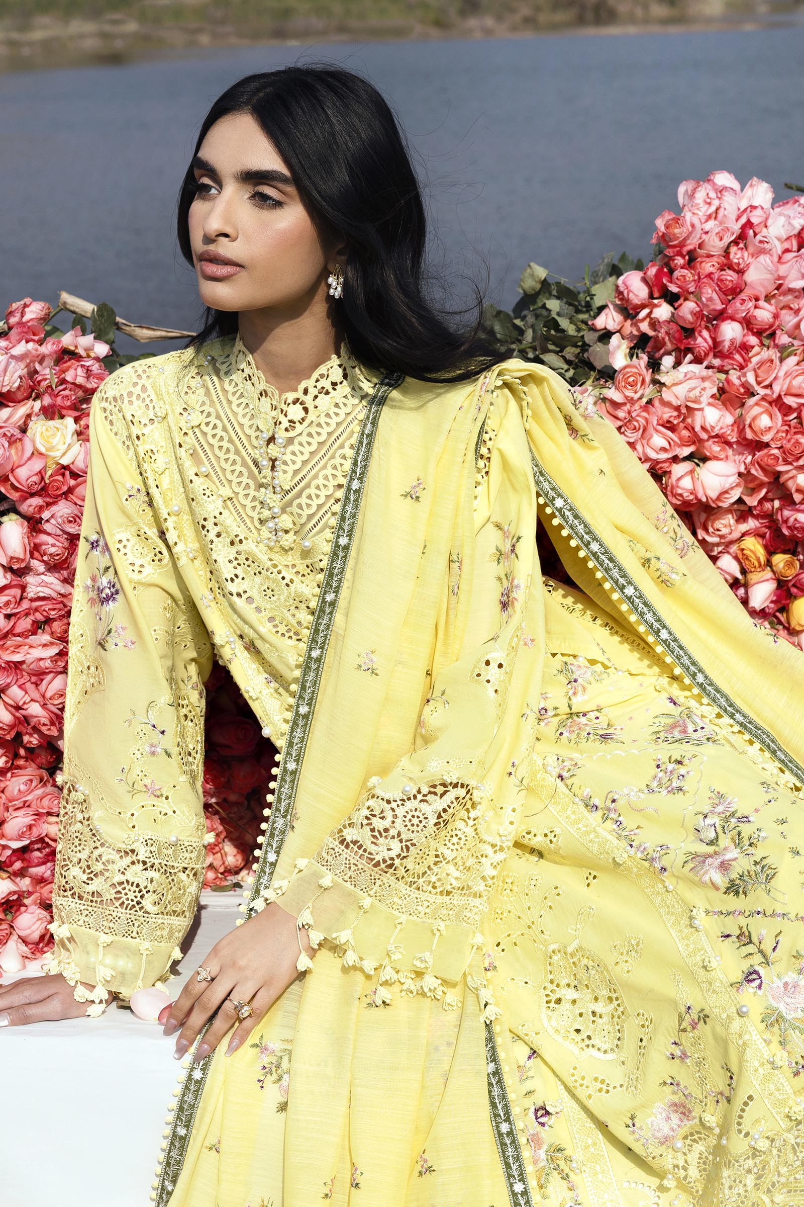 Unstitched Luxury Lawn Suit