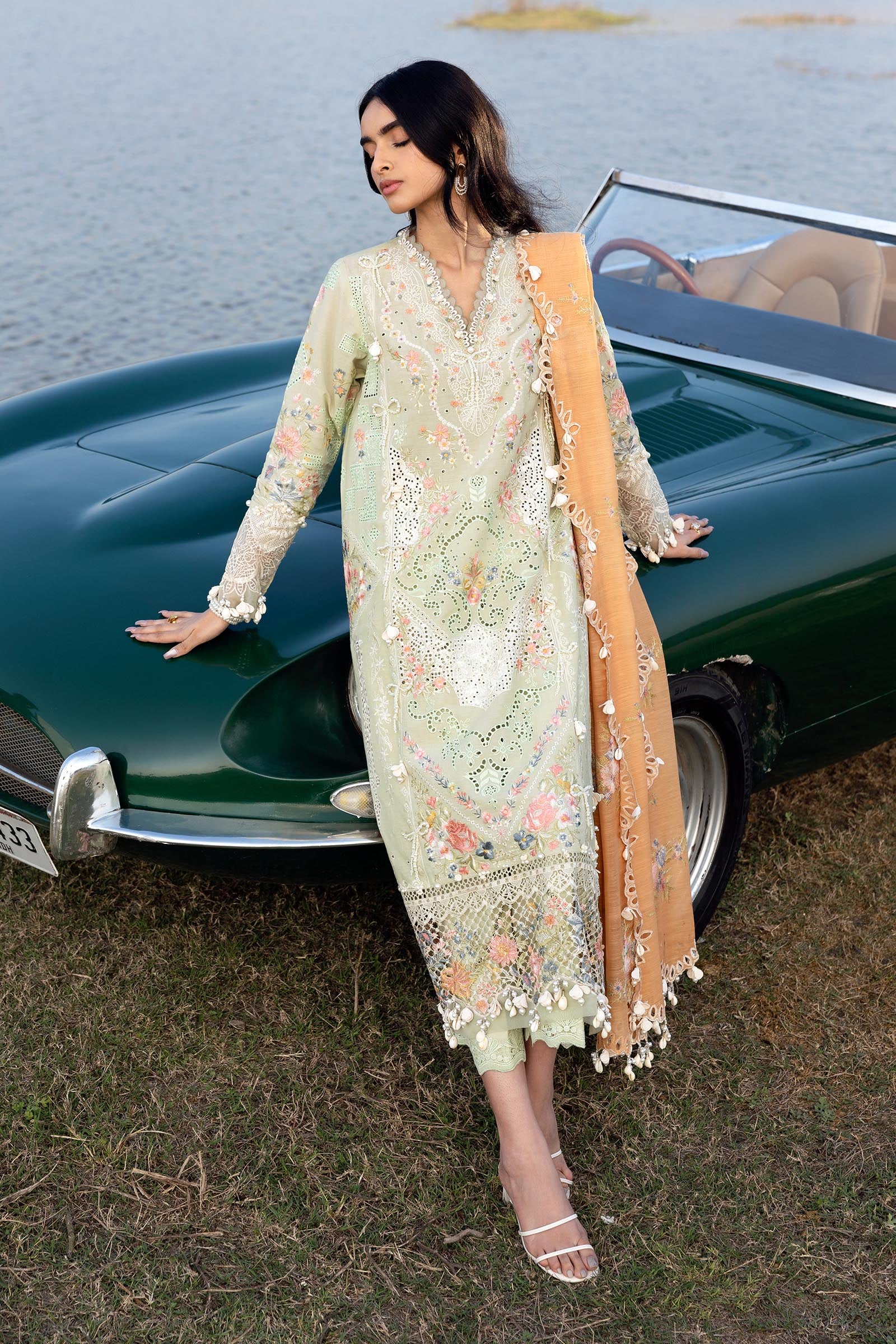 Unstitched Luxury Lawn Suit