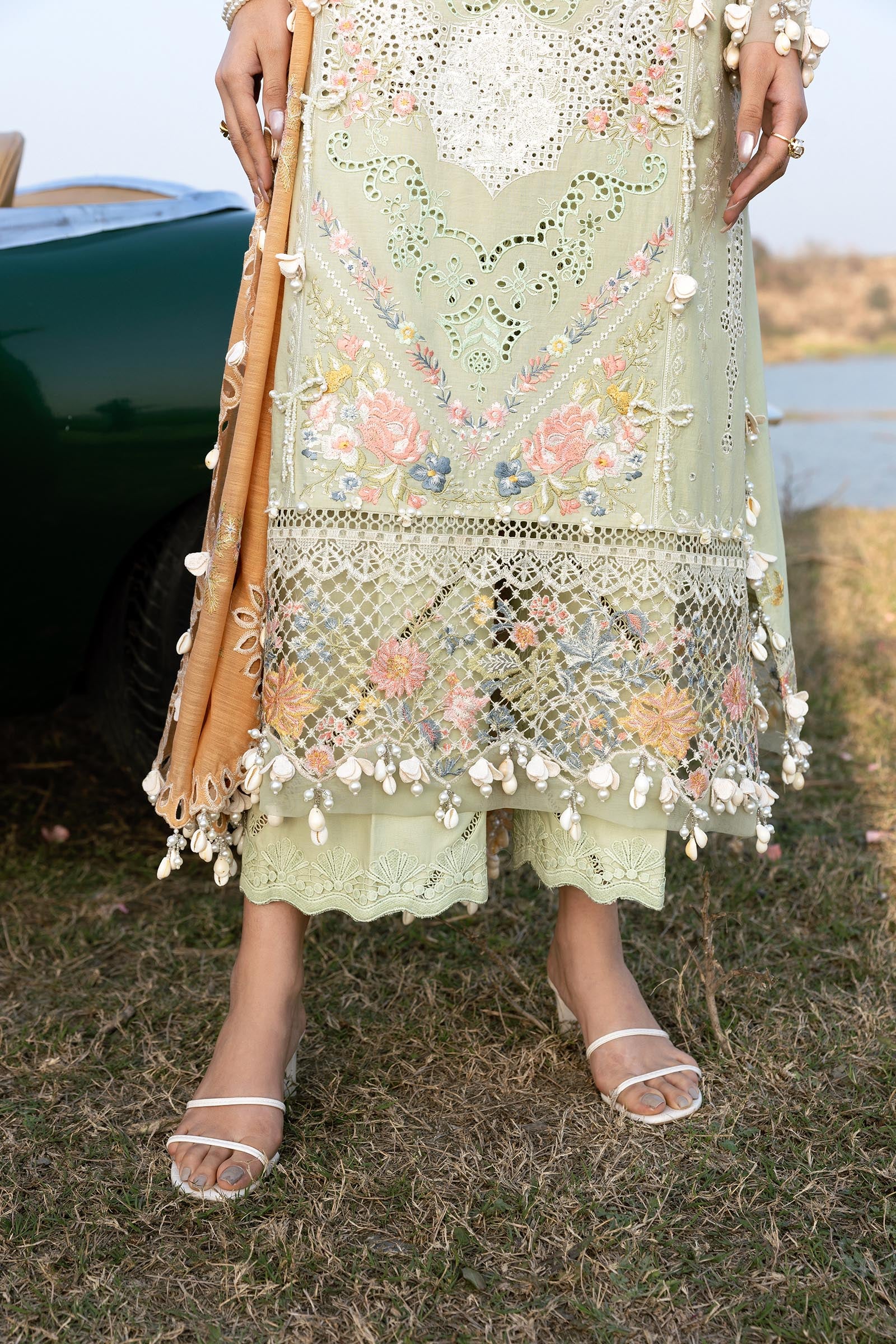 Unstitched Luxury Lawn Suit
