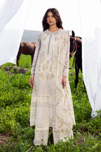 Unstitched Luxury Lawn Woven Net Suit