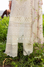 Unstitched Luxury Lawn Woven Net Suit