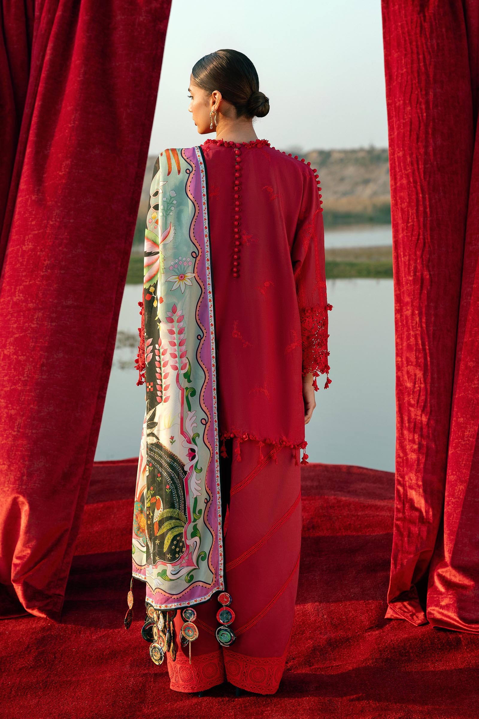 Unstitched Luxury Lawn Suit