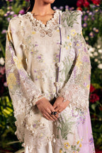 Unstitched Luxury Lawn Woven Net Suit