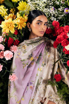 Unstitched Luxury Lawn Woven Net Suit