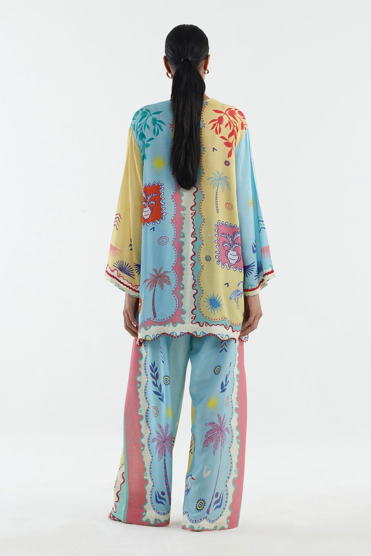 Stitched Printed Linen Shirt+ Shalwar