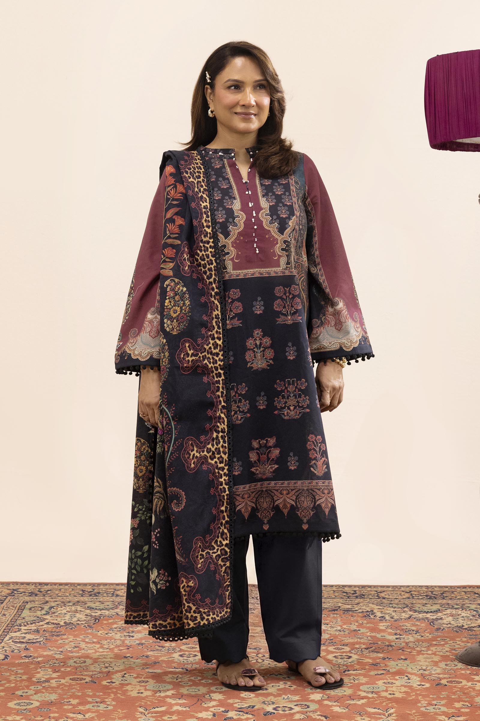 Sana Safinaz Unstitched 3 Piece Lawn Suit, view 1