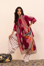 Unstitched 3 Piece Lawn Suit