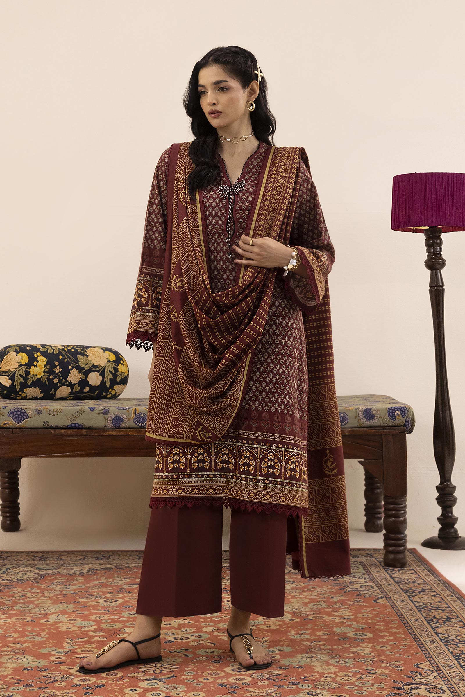 Sana Safinaz Unstitched 3 Piece Lawn Suit, view 1