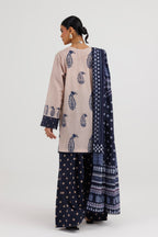 Unstitched 3 Piece Lawn Suit