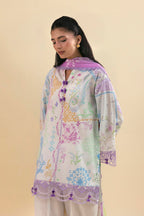 Unstitched Embroidered 3 Piece Lawn Suit