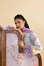Unstitched Embroidered 3 Piece Lawn Suit
