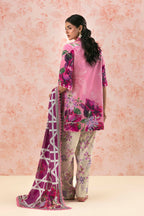 Unstitched Embroidered 3 Piece Lawn Suit