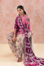 Unstitched Embroidered 3 Piece Lawn Suit
