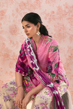 Unstitched Embroidered 3 Piece Lawn Suit