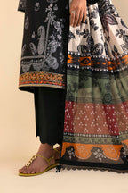 Unstitched Embroidered 3 Piece Lawn Suit