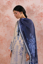 Unstitched Embroidered 3 Piece Lawn Suit