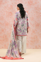 Unstitched Embroidered 3 Piece Lawn Suit